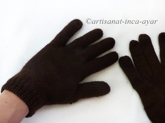 Gants Homme Très Chauds En Laine D'Alpaga 75% - Taille M/L - Gris Anthracite - Fabriqués En Italie - Neuf Avec Étiquettes
