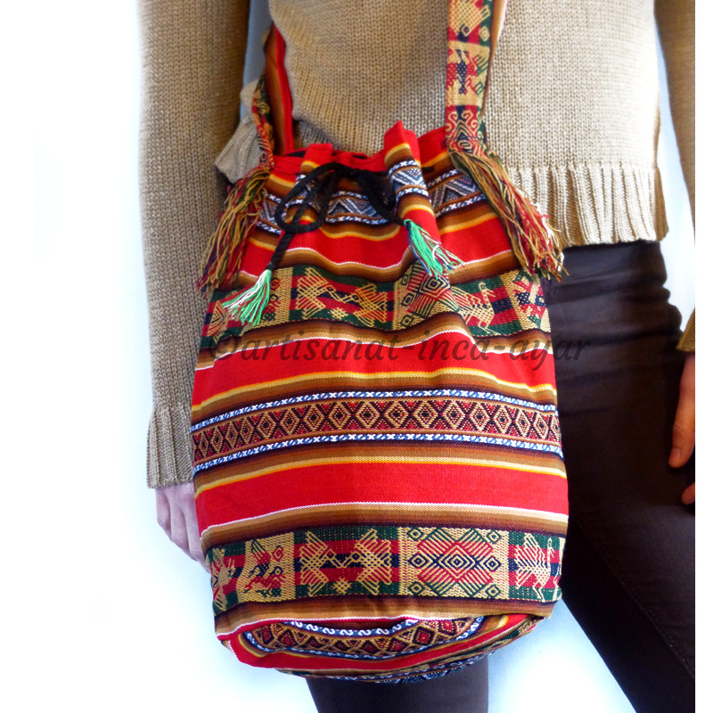 grand sac Colombia rouge