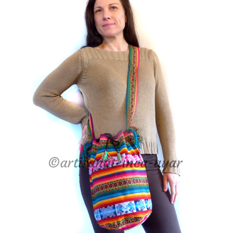 grand sac Colombia multicolore