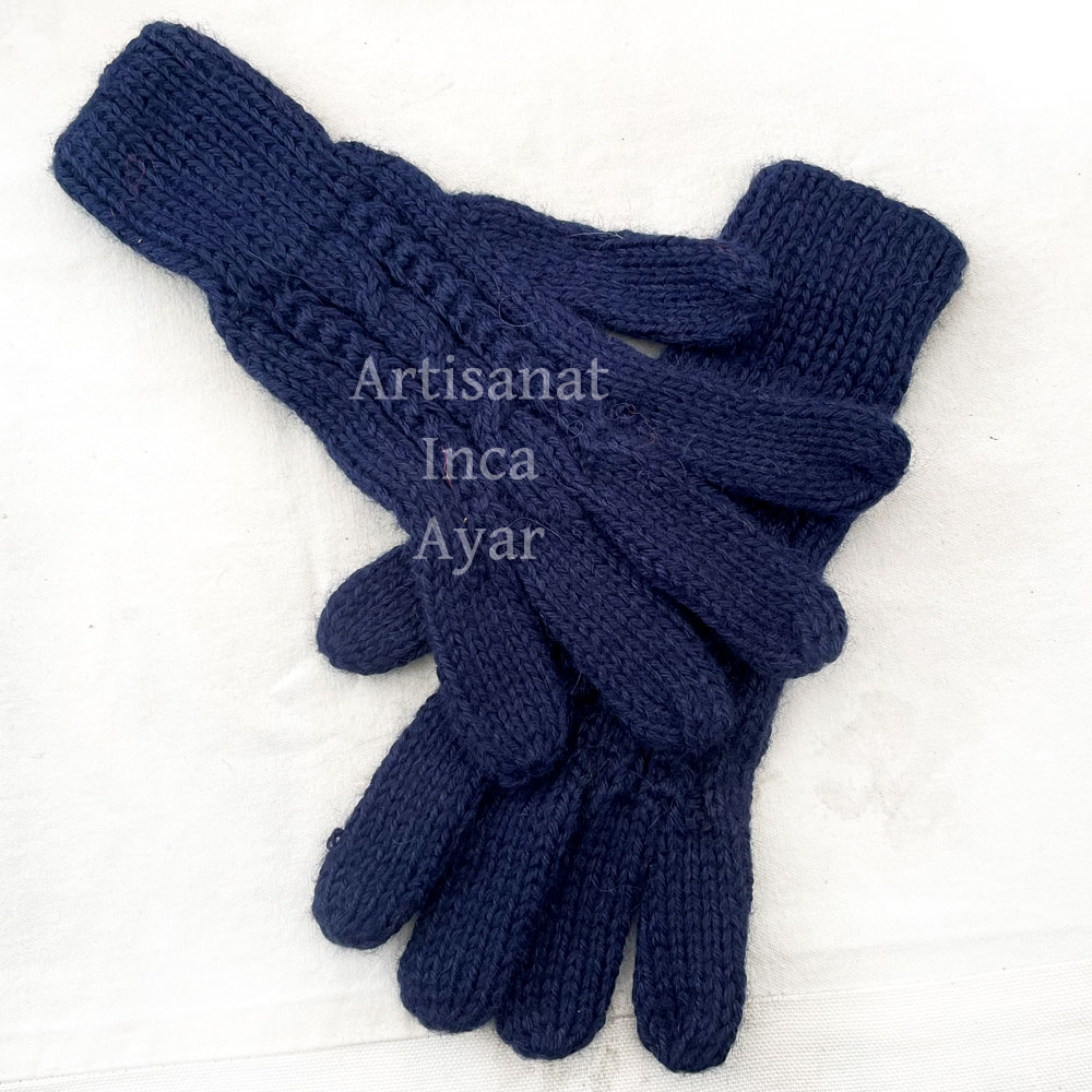 Magic Warm Gants Tricotés Pour Enfants, Aigue-marine, Taille Unique